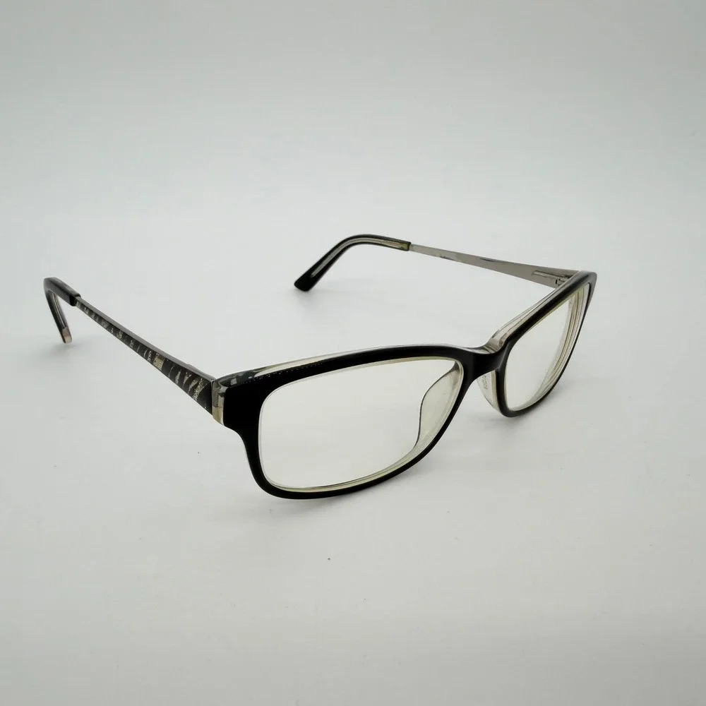 Bebe BB5122 Jet Eyeglasses Frames Black Zebra‎ Temple 53□15 w/ Case